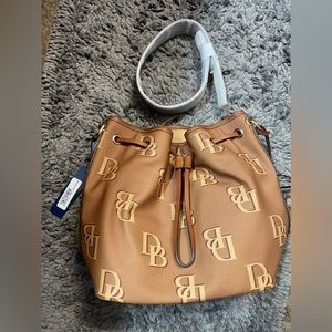 Dooney and Bourke monogram drawstring purse